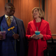 André Braugher as Ri’Chard Lane and Christine Baranski as Diane Lockhart in The Good Fight